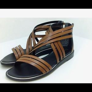 Franco Sarto Women's Gaetana Slide Sandal, Light Brown, Size 9.0